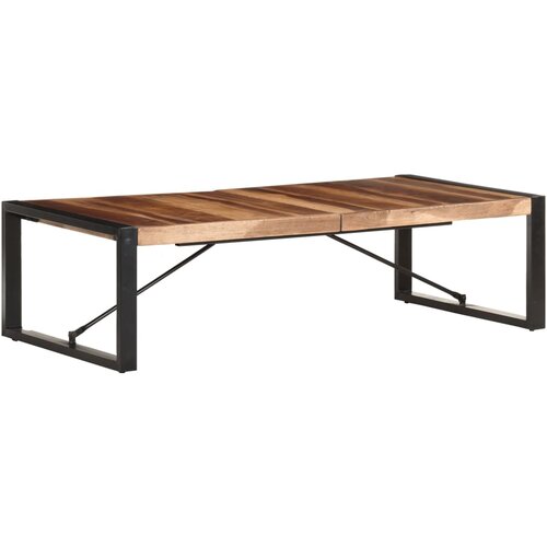  Stolić za kavu 140 x 70 x 40 cm od masivnog drva i šišama Cene