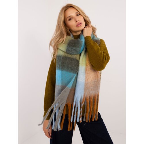 Fashion Hunters Women&amp;#039;s checkered winter scarf Slike