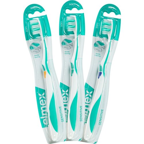 Elmex Sensitive četkica za zube extra soft Green & Yellow 1 kom Cijene