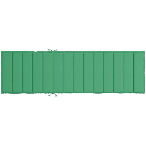  Jastuk za ležaljku zeleni 200 x 60 x 3 cm od tkanine Oxford Slike