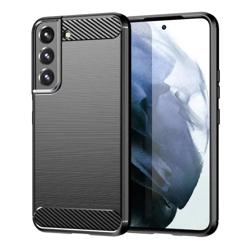 Havana Silikonski ovitek za Samsung Galaxy S23 5G - mat carbon črn