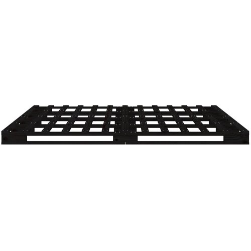  Krevet od paleta crni 120x190 cm od masivne borovine bračni Slike