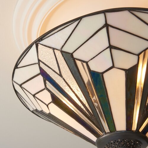 Endon 111895 - Plafonski luster Tiffany ASTORIA 3xE27/10W/230V, prečnik 48 cm Slike