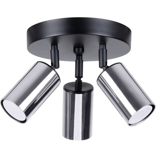 Sollux Lighting Stropna svetilka WINX 3P črna/krom, (21347732) Cene