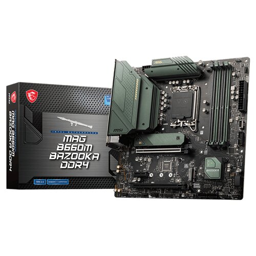 MSI MAG B660M bazooka ddr4 osnovna plo&amp;scaron;ča, (20507864) Slike