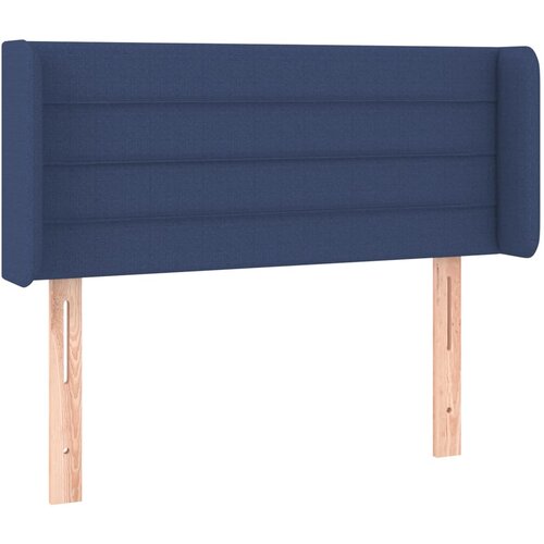 Maison Chic vzglavna omarica - nočna omarica - posteljna omarica z ušesi modro 93x16x78/88 cm blago, (21708380) Cene