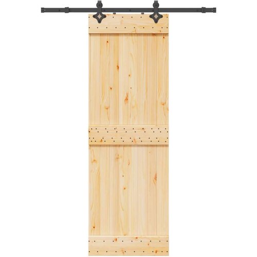  Klizna vrata NARVIK Prirodna i crna 70 x 210 cm (152 5 cm) Cijene