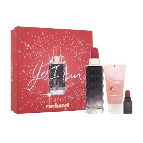 Cacharel Yes I Am set2: EDP 75 ml + EDP 5 ml + piling za obraz 50 ml za ženske Cene