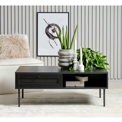Unique Furniture Črna mizica 60x110 cm Pensacola &amp;ndash; Slike