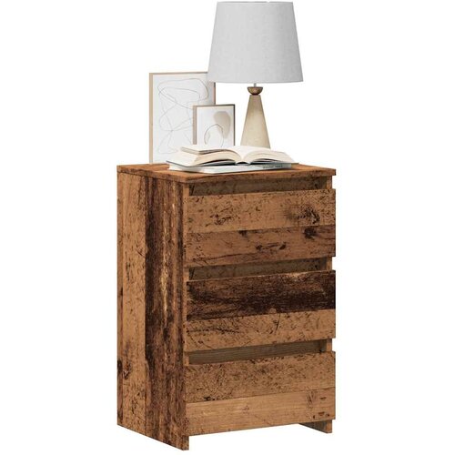 vidaXL Noćni ormarić staro drvo 40x35x62,5 cm konstruirano drvo Cijene