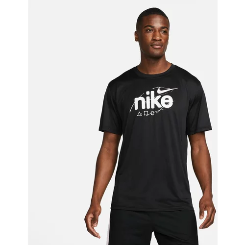 Nike Funkcionalna majica 'WILD CLASH' črna / bela