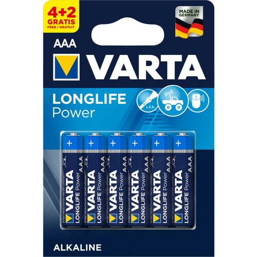 Varta 4 + 2-Varta Alkalne baterije AAA LR03 Slike