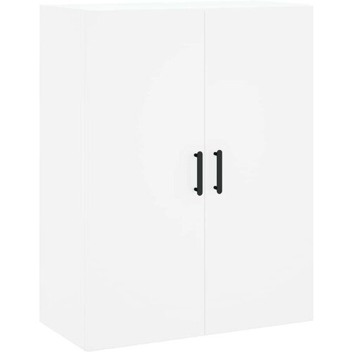 vidaXL Visoka omara bela 69,5x34x180 cm inženirski les Cene
