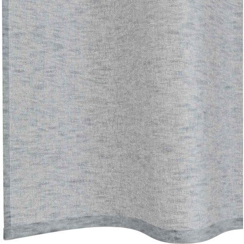 Voile zavjesa 2 pcs Tamno siva 140 x 140 cm Poliester Slike