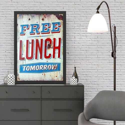 Wallity uramljena slika Free Lunch, 35x45 cm Cene