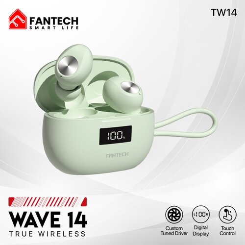 Fantech bluetooth slušalice wave 14 zelene Slike