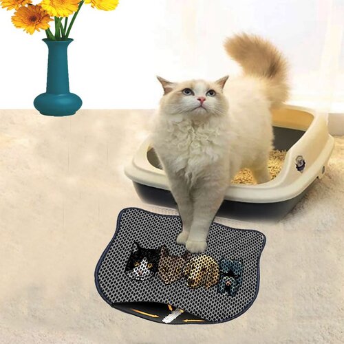 WALLXPERT Kdkafa0022 multicolor cat litter mat Cene