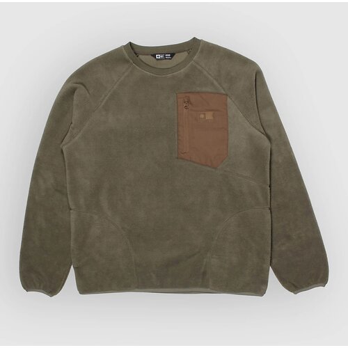 Salty Crew Reel Polar Crew Pulover dusty olive Slike