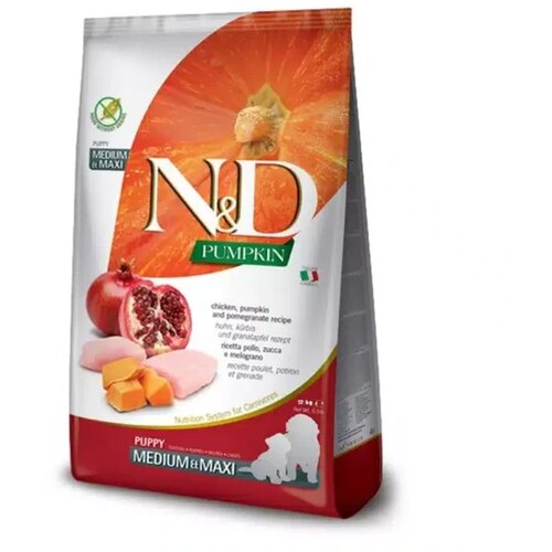 N&amp;amp;d pumpkin Puppy Chicken&amp;amp;Pomegranate Medium/Maxi 2.5 kg Slike