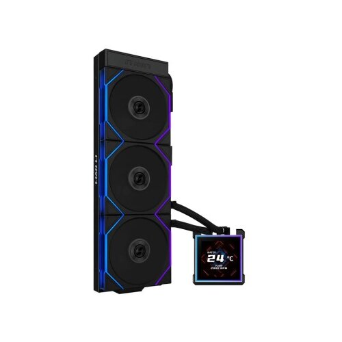 Lian Li Komplet za tekočinsko hlajenje AIO Liquid Cooler HydroShift II LCD-S 360TL, ARGB, črn Cene