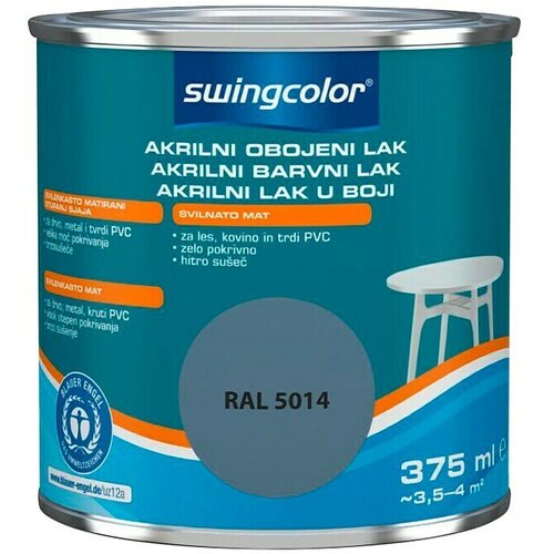 SWINGCOLOR Lak u boji (Golub plava, 375 ml, Svilenkasti mat) Slike