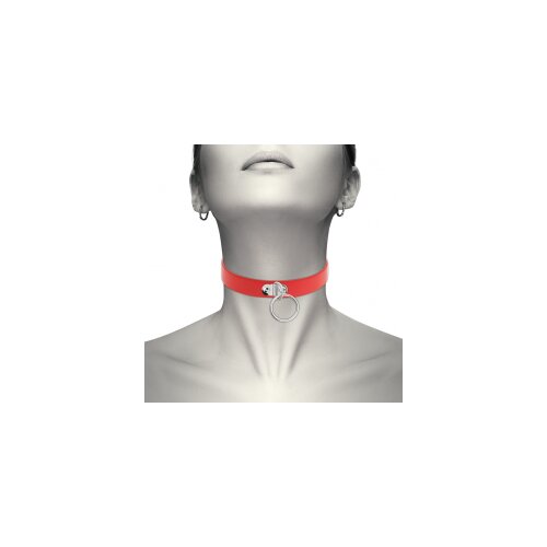 Coquette Hand Crafted Choker Fetish Ring 229292 Red Cene