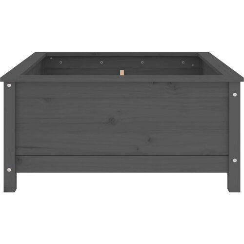  Vrtna sadilica siva 82,5 x 82,5 x 39 cm od masivne borovine Slike