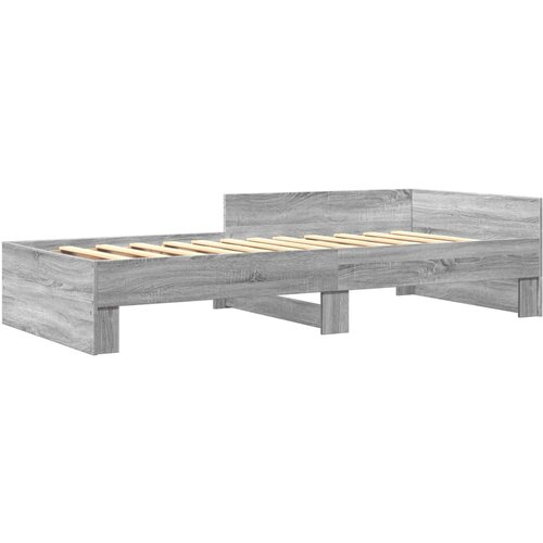 vidaXL Okvir za krevet boja hrasta 100x200 cm od konstruiranog drva Cijene