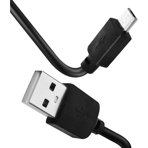 AVIZAR Kabel USB na Micro USB (polnjenje in prenos) - 2 metra - črn, (20530573)