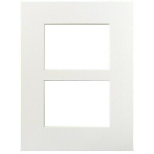 Nielsen Paspartu (Antički bijele boje, D x &amp;Scaron;: 40 x 30 cm, Format slike: 2 slike &amp;agrave; 13 x 18 cm) Slike