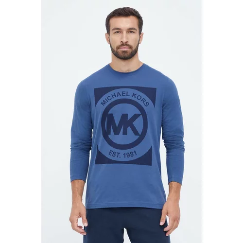 Michael Kors Homewear pamučna majica dugih rukava s tiskom