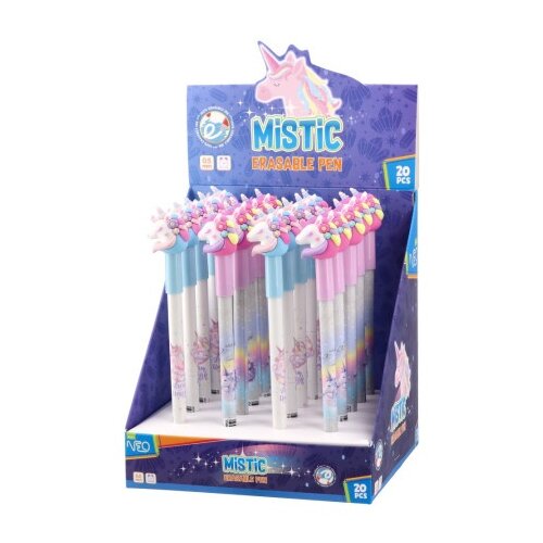 Sazio Mistic, izbrisiva gel olovka, plava, 0.5mm, Magic unicorn ( 116062 ) Slike