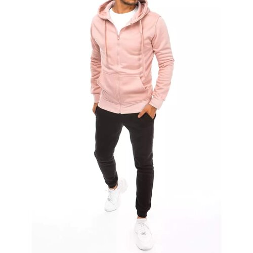 DStreet Men's pink and black tracksuit AX0640 Cene
