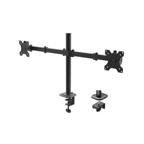 Alpha desk mount 2 x 10"-32",do 10 kg,Rotacija:360°,Tilt 90°,VESA100 x100 ( dual 10/32 desk mount ) Cene