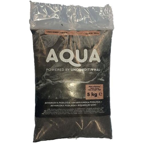 AQUA &amp;Scaron;ljunak za akvarijum, Kvarcni, Crni, 2-3mm, 5kg Slike