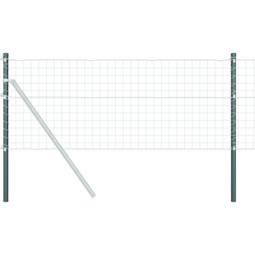 VidaXL Ograde 2 pcs Zelena 110 cm Čelik s pra&amp;scaron;kastim premazom Slike