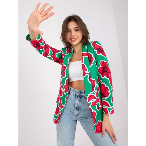 Italy Moda Blazer-DHJ-MA-15621-2.25X-Green Slike