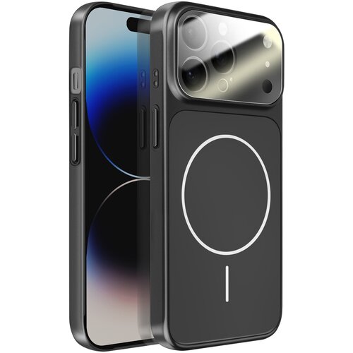 AVIZAR Ovitek za iPhone 14 Pro Max MagSafe mat steklo AG Glass, Črna, (5000274583) Cene