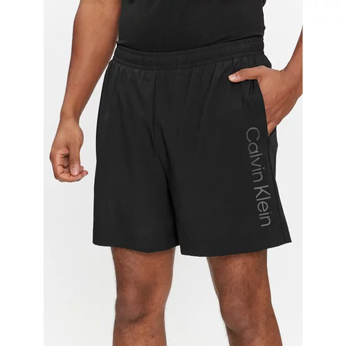 Calvin Klein Športne kratke hlače 00GMS4S839 Črna Regular Fit