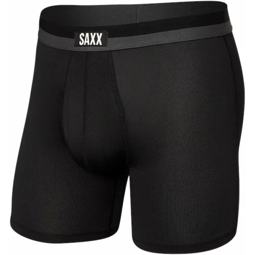 SAXX Sport Mesh Boxer Brief Black S Aktivno spodnje perilo