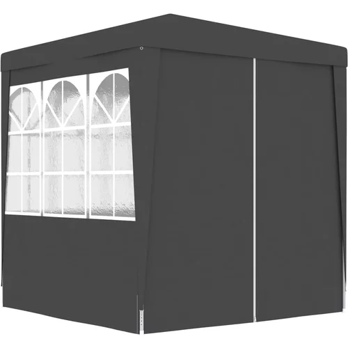  Profesionalni šator za zabave 2 x 2 m antracit 90 g/m²