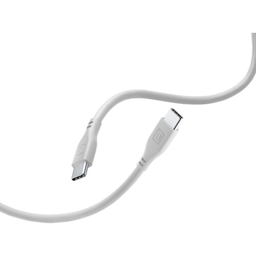 Cellular Line USB kabel SOFT USB C-C, 1,2m siv, (5000059370) Cene