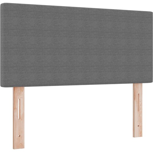 VidaXL Vzglavje Preprosto Oblikovanje Svetlo Sivo 80 cm Žametna Tkanina, (22049560) Slike