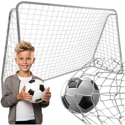  Nogometni gol 213x150x90 cm - ojačana, bijela Cijene