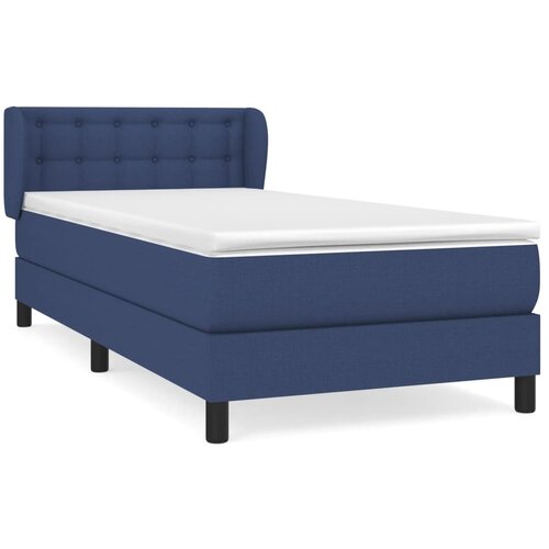 Maison Chic Box spring postelja - Vzmetna postelja z vzmetnico modra 80x200 cm blago SL20114, (21880300) Cene