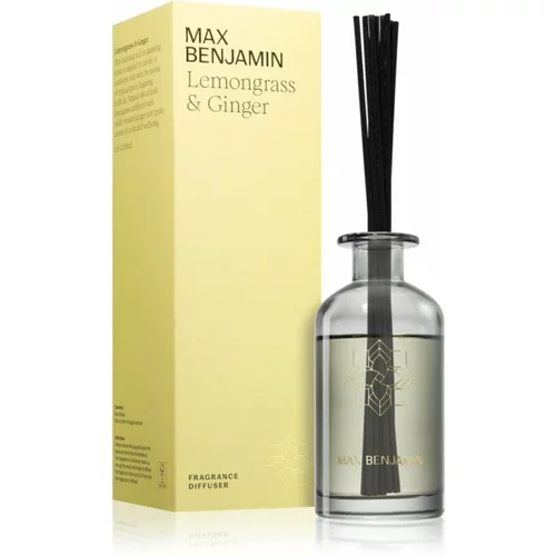 Max Benjamin Lemongrass & Ginger aroma difuzor s polnilom 150 ml