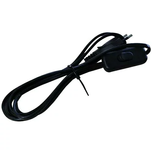  Priključni kabel s prekidačem (3 m, Crne boje)