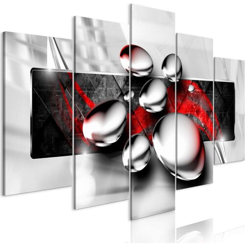  Slika - Shiny Stones (5 Parts) Wide Red 200x100 Cijene