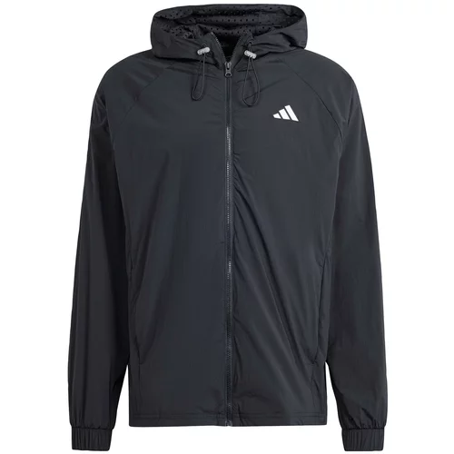 Adidas Sportska jakna crna / bijela