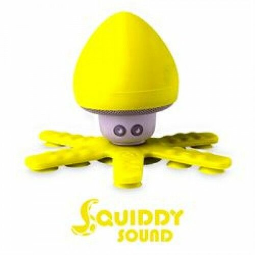 Celly bluetooth vodootporni zvučnik sa držačima squiddysound u žutoj boji Slike